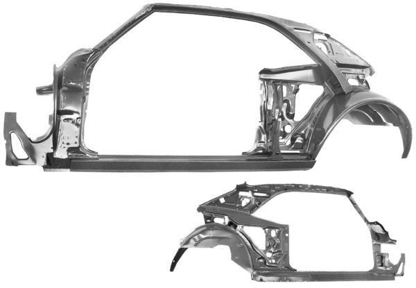 1023 1968 Camaro Quarter Door Frame Assembly - LH