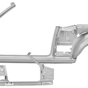 3645PWT 65-66 Quarter Door Frame Assembly - Convertible With Weld Through Primer - LH DONE